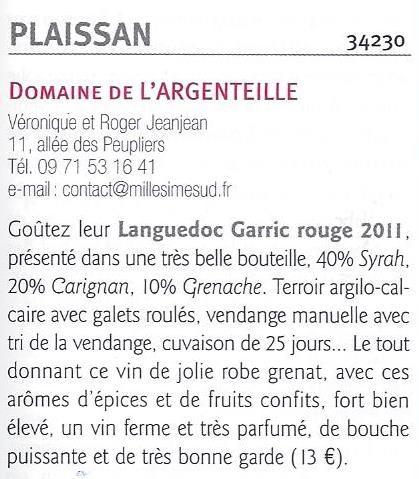 2013  Languedoc Terrasses du Larzac red