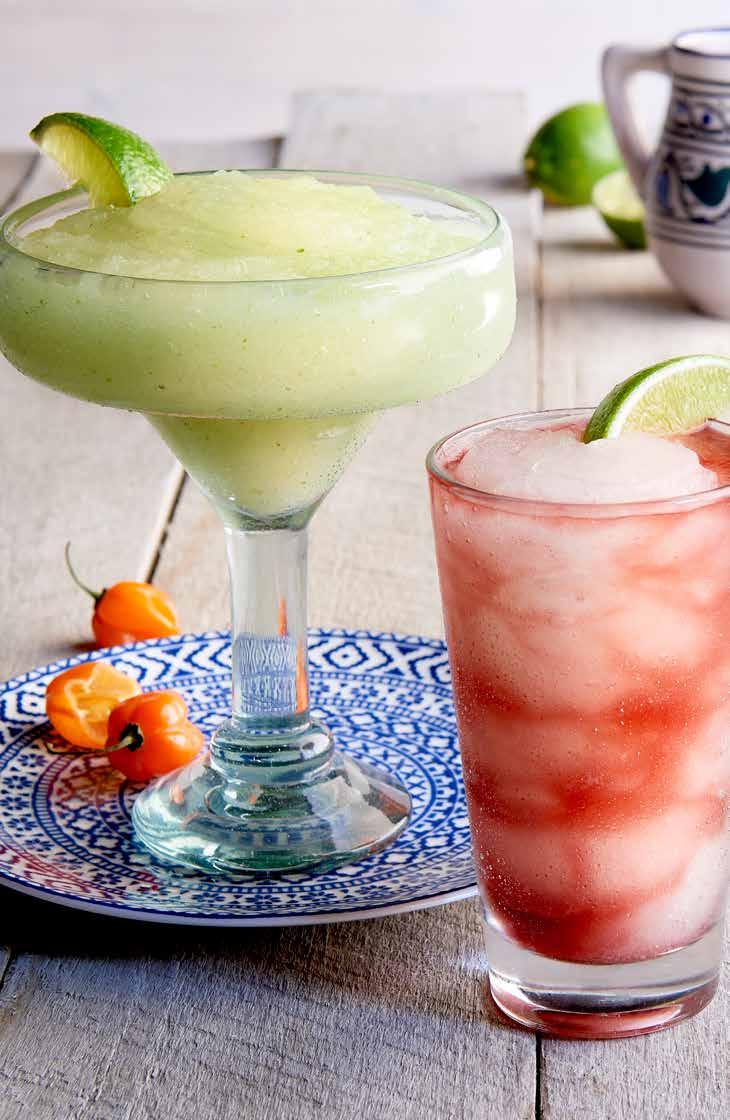 TRADITIONAL Margaritas All margaritas are made with fresh-pressed lemon & lime juice.