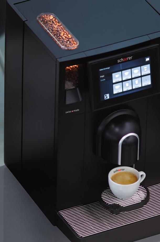 In addition, the Coffee Prime provides hot water for the preparation of tea or instant soup. Separated preparation systems and outlets prevent contamination from other beverages.