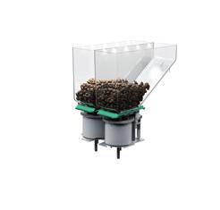 Up to 2 grinders with bean hopper for 600 g of roasted coffee
