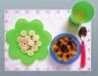 BREAKFAST Cornflakes with raisins, with sliced banana Suggested portion