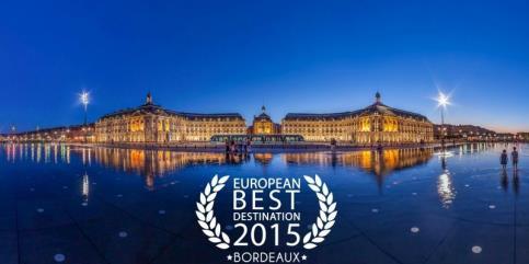 European Best Destination 2015 Bordeaux Most trendy