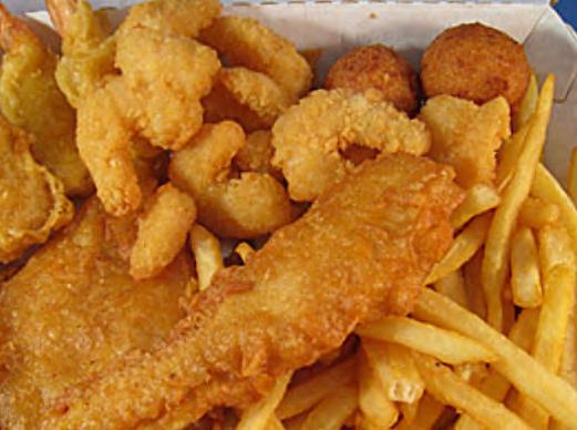 99 Fried Whole Belly Clams Native clams right from our beautiful Maine coast - mkt Fried Seafood Combo Your choice of two: Maine shrimp, chicken tenders, sea scallops, clam strips, haddock, clam