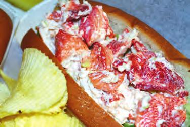 SANDWICHES Served with chips and a pickle. Add Fries, Onion Rings, Coleslaw or Potato Salad - 1.99 Maine Lobster Roll Maine lobster, mayo, shaved romaine, brioche roll - 19.