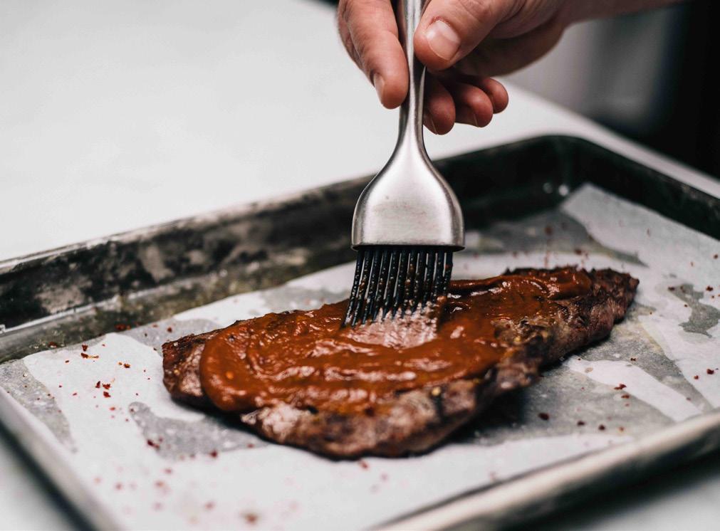 Add Flavor Appeal to Meat-Centric Diets The Paleo diet is based on the concept of eating what humans are genetically adapted to eat, in other words, foods presumed to have been eaten by early humans.