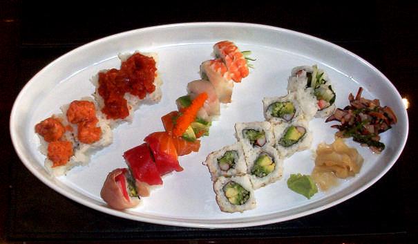 Dinner Entry Specials 1 2 roll sushi dinner 17 nigiri dinner California Roll, Spicy Tuna Roll, & your choice of Roll
