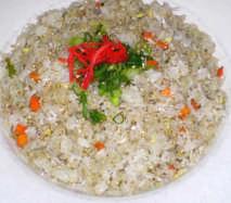 squid 10.50 Change Takikomi Brown Rice: +1.00 *Add extra vegetable- (broccoli, asparagus, zucchini etc ) +1.