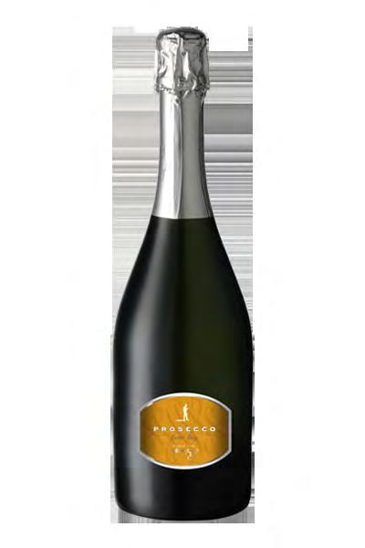 PROSECCO EXTRADRY A sparkling wine with straw-yellow colour, elegant and lively perlage (beading), well-balanced aroma, as well as generous floral and fruity notes.