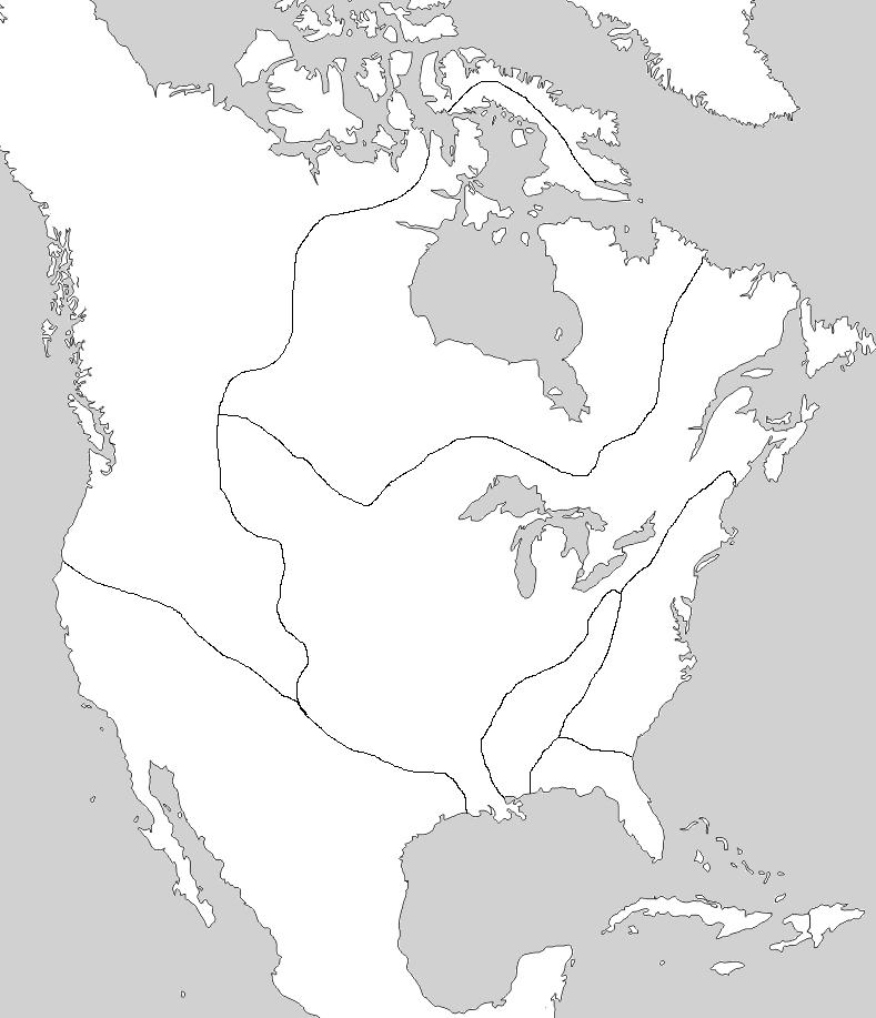 European Empires in North America in 1754 British Territory French Territory