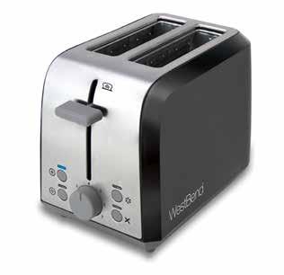 20 KITCHEN ELECTRICS 78823 ULTIMATE TOAST LIFT 2 SLICE TOASTER Hot toasted foods are easily removed with the Ultimate Toast Lift lever, which lifts food higher for removal.