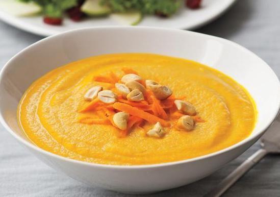 Nourishing Soup Ideas (2) Carrot & Cashew 2 pounds of fresh carrots, peeled and roughly chopped 900ml stock or water 1-2 teaspoons salt 1 medium potato, washed and roughly chopped 3-4 tablespoons