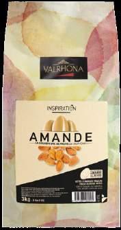 Almond 31% Sugar 38% Fat 42% 14 months* 3kg bag of feves *SHELF LIFE: Calculated based on the manufacturing date Ideal Application Recommended Application Exotic Fruit Tangy PASSION FRUIT INSPIRATION