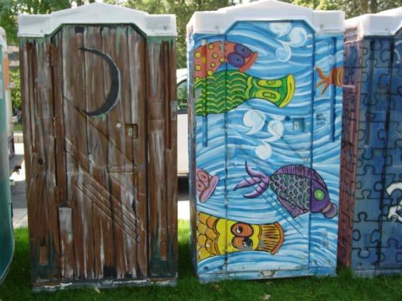 Obtain approval for installation of portable toilets from
