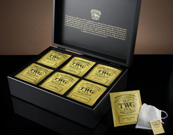 TWG TEA HAND SEWN 100% COTTON TEABAGS Rooted in its commitment to bringing you only the finest teas of the world, TWG Tea has spared no expense in creating the ultimate teabag entirely hand