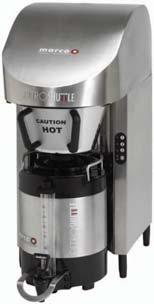 Shuttle Urn 6.0L Ideal for medium to high volume coffee requirements, e.g. hotels, restaurants and canteens.
