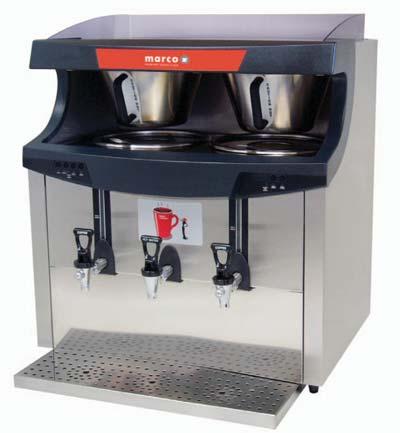 Qwikbrew bulk win /Maxibrew win Filter coffee machine / brew Boiler-brewer range Excellence in coffee Stainless steel construction alf and full brew feature Separate hot water and coffee taps