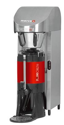 Filter coffee machine / insulated urn SUTTLE BREERS elivers coffee directly into portable urn Excellence in coffee Attractive design for prestigious locations Stainless steel construction Variable