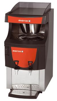 Filter coffee machine / QIKBRE bulk brew Boiler-brewer range Excellence in coffee Self-service options available Attractive design for prestigious locations Stainless steel construction Separate hot