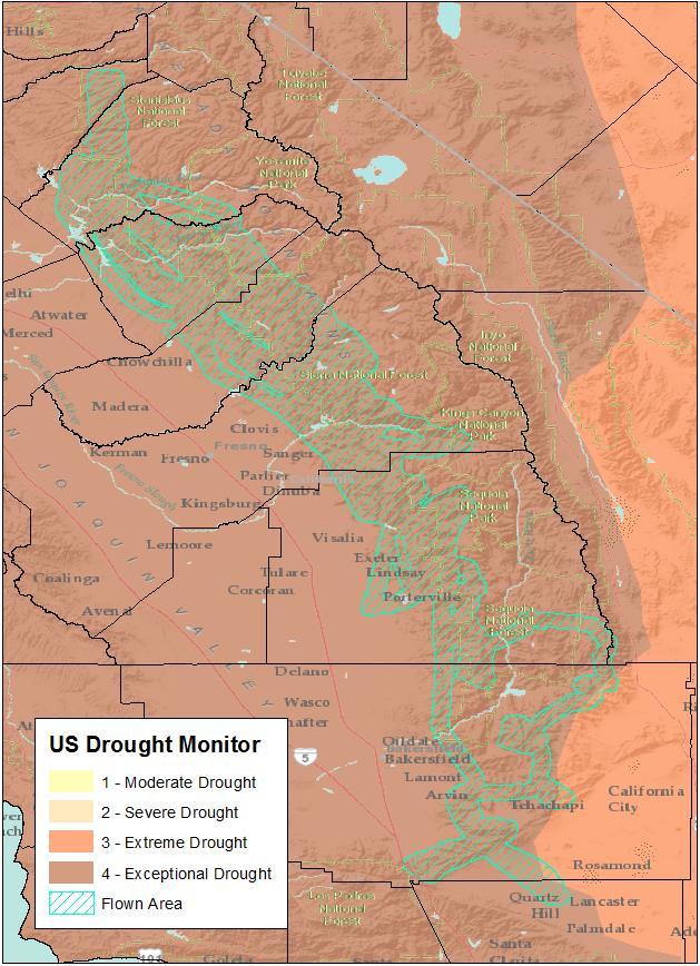 Forest Health Protection Survey Aerial Detection Survey April 15 th- 17 th, 2015 Background: California is in its third year of drought.