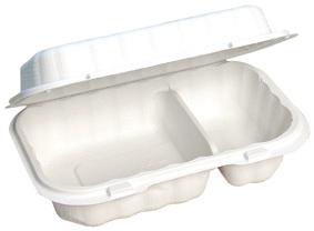 SmartLock Sandwich Hinged Container 5.95" 5.75" 3.