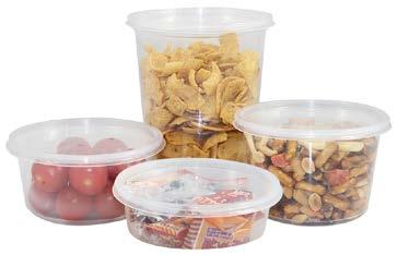 PP DELI CONTAINERS & LIDS Truly a versatile container, Karat PP Deli Containers can be used for any ready-to-serve foodservice or to prepack specialty foods for store shelves.