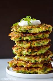 Zucchini and Feta Fritters Rachael Bagnall, Public Health Coordinator Brisbane It s a simple one but it s perfect for a mid-week dinner or meat free evening. Also great leftovers for lunches.
