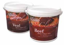 CLASSIC MIXES AND NO 1 GRAVY VEAL DEMI GLACE 22 LITRE CODE: 2653 SIZE: 1.