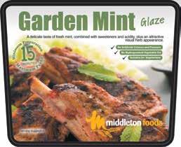 Meat Glazes and Marinades MEAT GLAZES AND MARINADES 5108 Garden Mint 2.5kg 12.