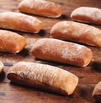 sandwich roll made from Italian rustic dough,   LEVAIN ROLL 52G Created using our natural
