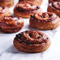 SPICED APPLE & RAISIN DANISH 95G Buttery French pastry with delicious spiced apple and raisins.