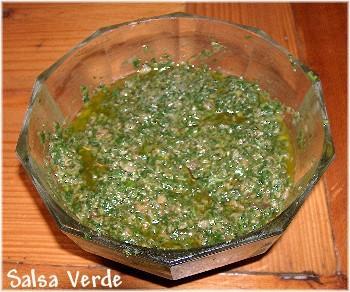 Salsa Verde (Tomatillo) 1 lb. tomatillos 1 med. Onion 1/2 green pepper Chili peppers (3 to 10 depending on hotness" desired) 1 tsp. ground cumin Cilantro to taste 1 lime 3 cloves garlic 1.