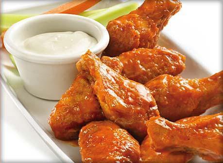 Best Buffalo Wings (Hot Wings) Chicken (wings, legs, your preference) Texas Pete Buffalo Sauce Sticks of Butter Fresh Lime juice Carrot and Celery Sticks for Garnish Ranch Dressing for Dipping 1.