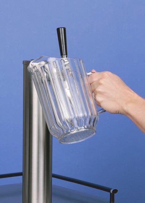 POURING INSTRUCTIONS: PITCHERS 4 EASY STEPS TO A PERFECT POUR 1 2 3 4 Position the TurboTap as