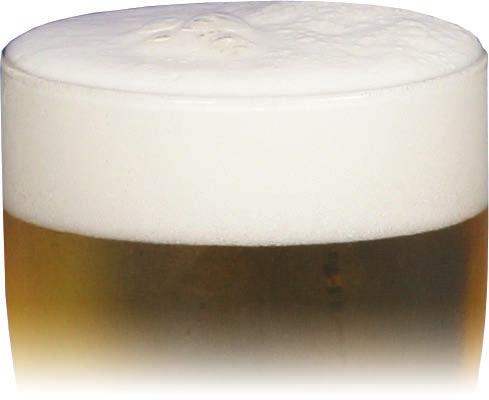 THE IMPORTANCE OF A FOAM COLLAR Beer is meant to be served with a collar of foam. This collar is formed by the break-out of carbon dioxide from the beer, and it enhances the beer s taste and aroma.