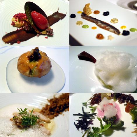 Diners! 55 guests daily cared after by 55 members of staff! "Tasting" menu up to fifty courses have been composed of miniportion!