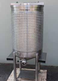 #14564 500 ltr Stainless Steel Tank, totally enclosed with