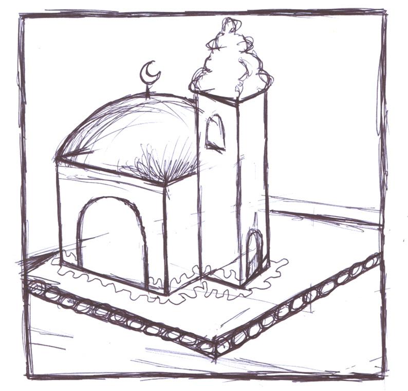 Biscotti-Meringue Mosque This Biscotti-Meringue Mosque adds even more fun to your child s Eid and Ramadan experience. Teach your children about beautiful, ingenious Islamic architecture.