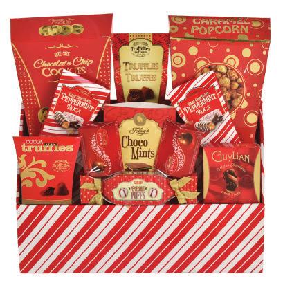 3g), Brown & Haley Dark Choc Peppermint Roca (2 packs, 22g each), Sonia's Favourite Cookies (113g), Truffettes de France Sea Salt Caramel Truffles (40g), Comfort Collection Caramel