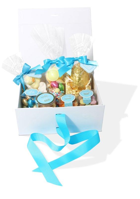 Easter Hamper Logobugs The Easter Gift Box contains: a swing tag bag with