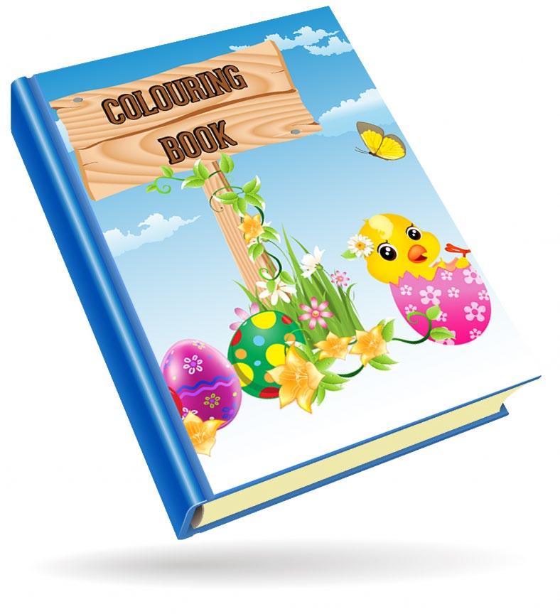 Easter Colouring Book A slightly more unique idea; an Easter Colouring Book.