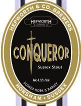00 A rich aroma of hops and malt, and a long, deep, bittersweet finish, we've carefully crafted Gem into an exceptional best bitter. CONQUEROR 4.5% 30ltr 74.