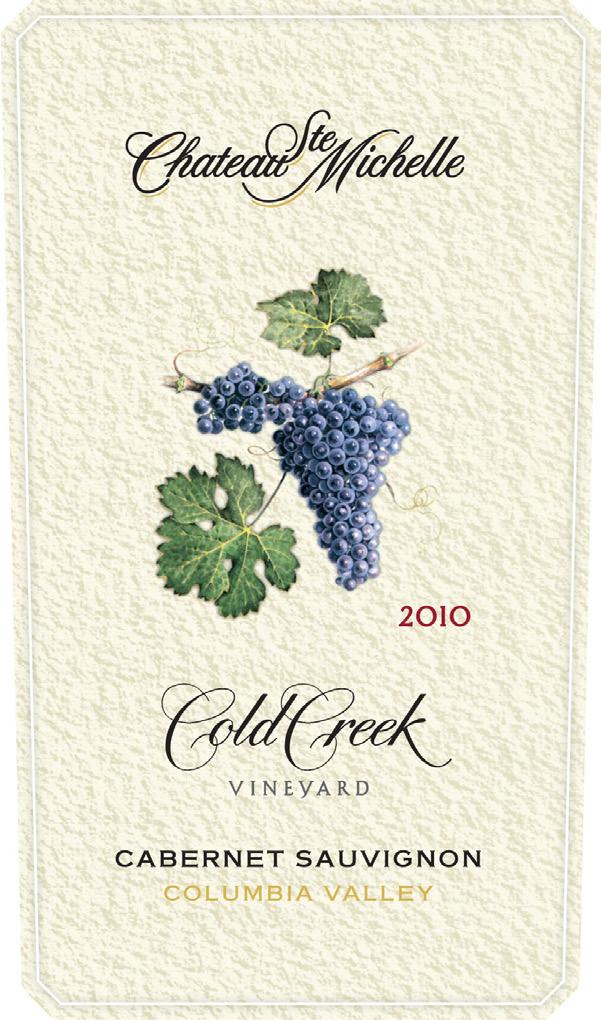 COLD CREEK VINEYARD 2010 CABERNET SAUVIGNON TASTING NOTES Caberet from this icoic 40-year-old vieyard cosistetly delivers power, structure ad rich cocetrated black fruit.