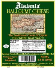 8 oz or #330902 4/26 oz Logs Atalanta Halloumi is the cheese that grills. No, this cheese won t cook your hamburger for you, but it is right at home at a barbecue!