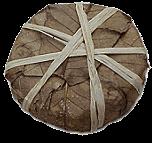After an ageing period of two weeks, it is dipped in eau-de-vie and then wrapped in chestnut leaves. The alcohol protects the cheese against mold and the fragrant chestnut leaves.