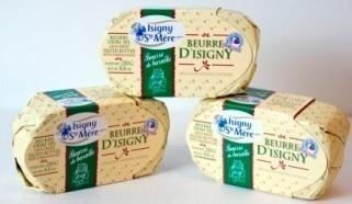 Butter Bars Salt #354366 24/9 oz Unsalted #353003 20/9 oz Isigny Sainte-Mère butter bars have a faint taste of hazelnuts and are rich in vitamin A.