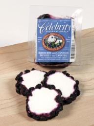 5 oz) Celebrity International The folks that make the wildly popular Cranberry Goat with Cinnamon have come out with another tasty dessert cheese - Blueberry Goat with Cinnamon.