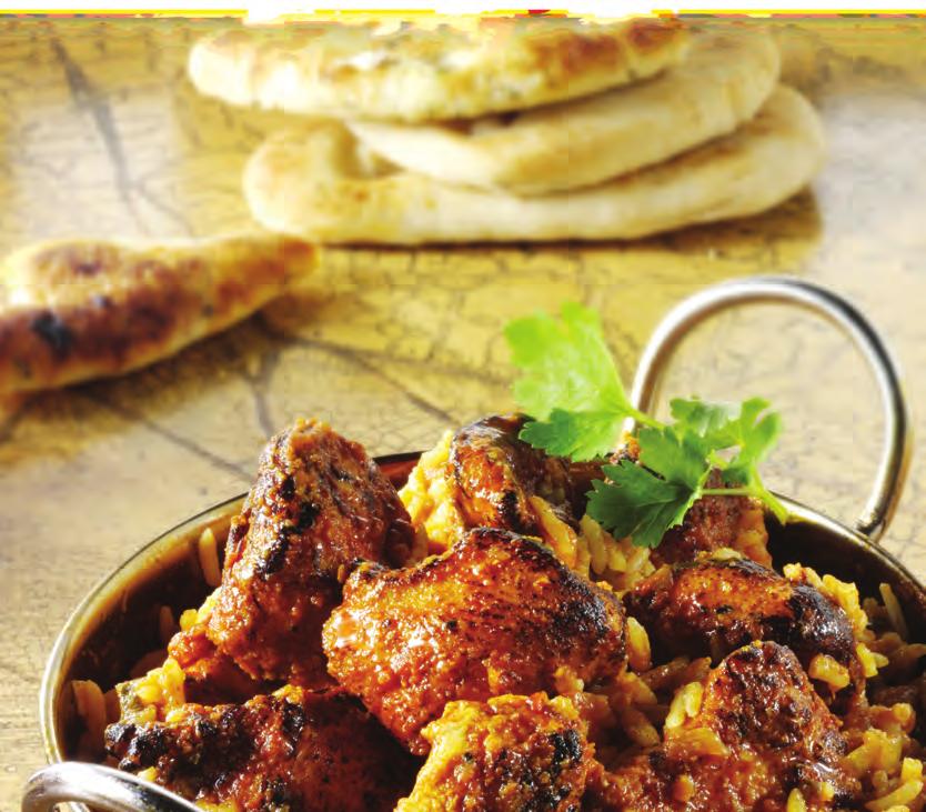 chef s specialities (D) All dishes available in Chicken Tikka (D) or Lamb or Vegetables. Prawns + 50p. King Prawn + 3.