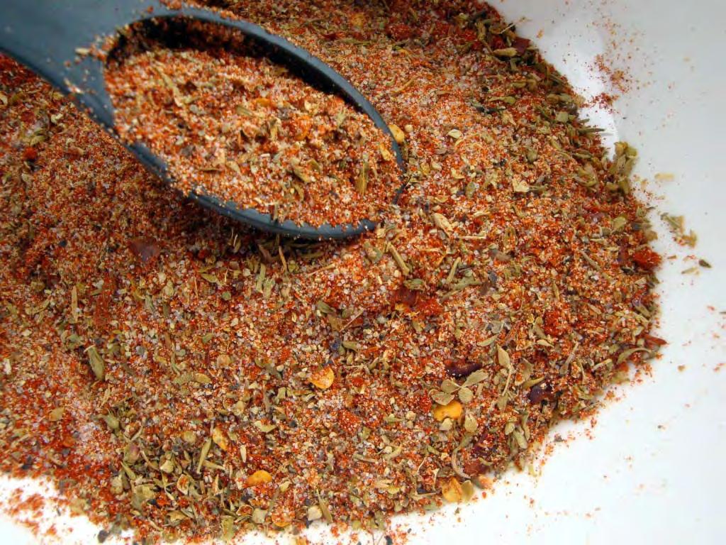 Spicy Fish Seasoning Yield: 11 tablespoons 2 tablespoons garlic powder 2 tablespoons salt 2 tablespoons paprika 1 tablespoon onion powder 1 tablespoon black pepper 1 tablespoon dried