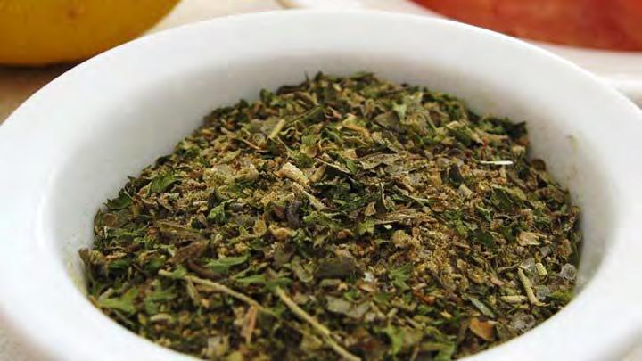 Dianne's Fish Seasoning Yield: 1/3 cup 1 tablespoon dried basil 1 tablespoon dried crushed rosemary 1 tablespoon dried parsley 2 teaspoons sea salt 2 teaspoons ground black pepper 2 teaspoons ground