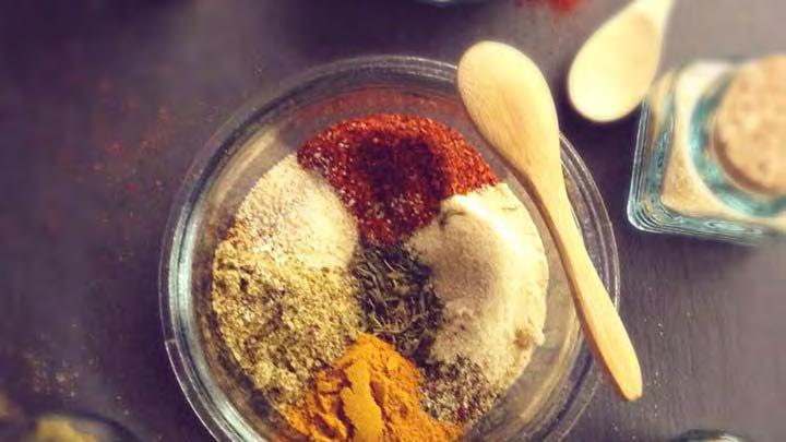 Diva Curry Blend Yield: 1 cup 1/4 cup ground coriander 1/4 cup ground cumin 1/4 cup ground turmeric 2 tablespoons ground cardamom 2 tablespoons yellow mustard seed 2 tablespoons ground ginger 2